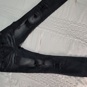 Size 34/32 Black Stonewashed Jeans